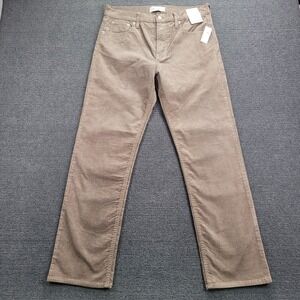 GAP Pants Size 31 12R High Rise 90's Straight Corduroy Plymouth Rock NEW